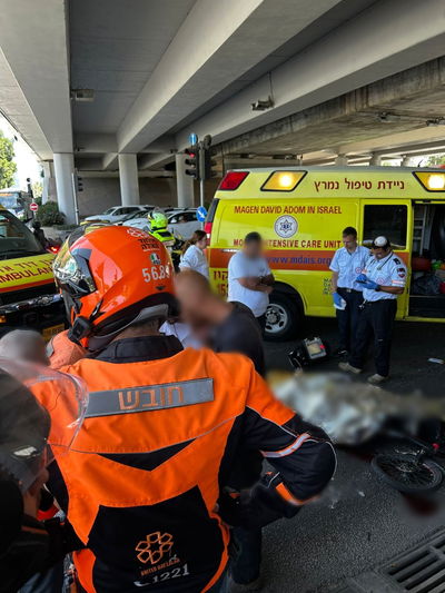 זירת התאונה הקשה