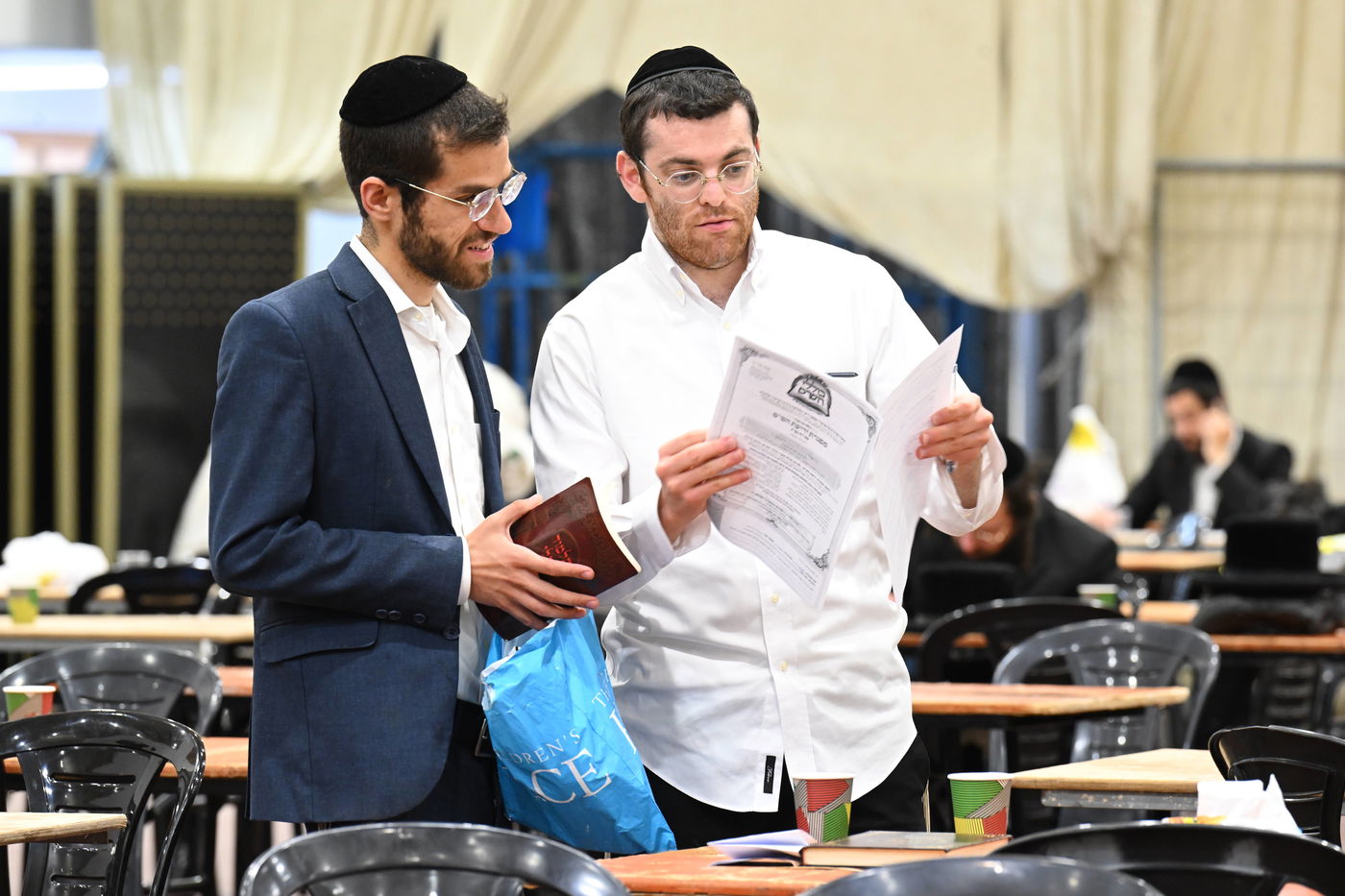 מעמד סיום הש"ס של נבחני כולל ש"ס | צפו בתיעוד