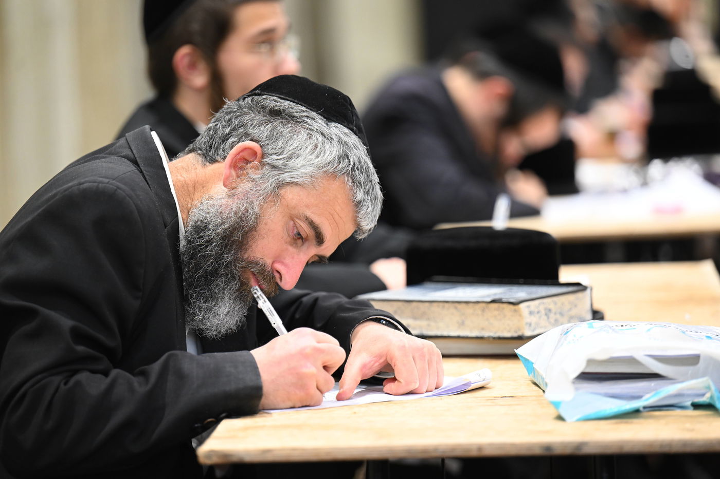 מעמד סיום הש"ס של נבחני כולל ש"ס | צפו בתיעוד