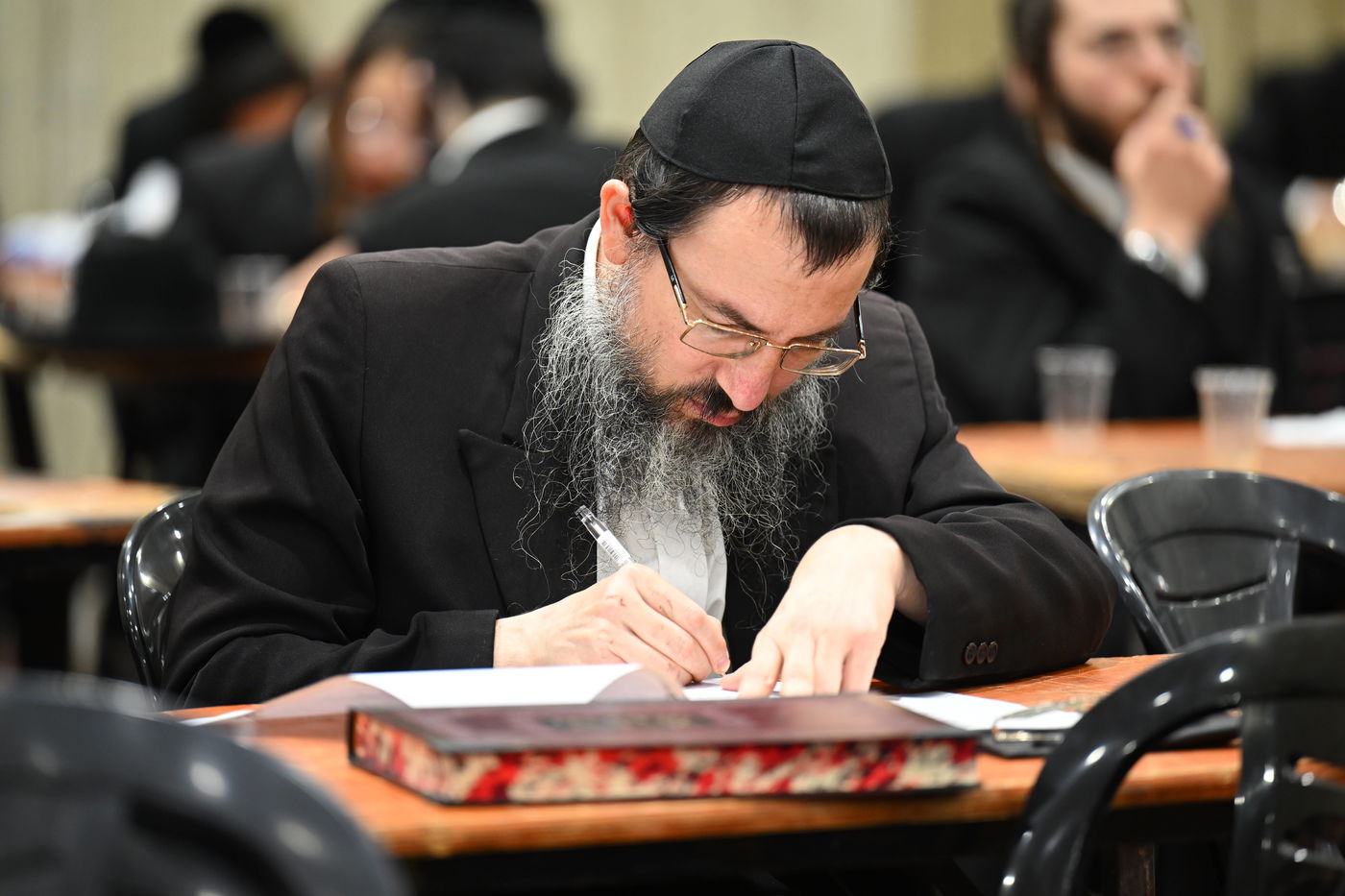 מעמד סיום הש"ס של נבחני כולל ש"ס | צפו בתיעוד