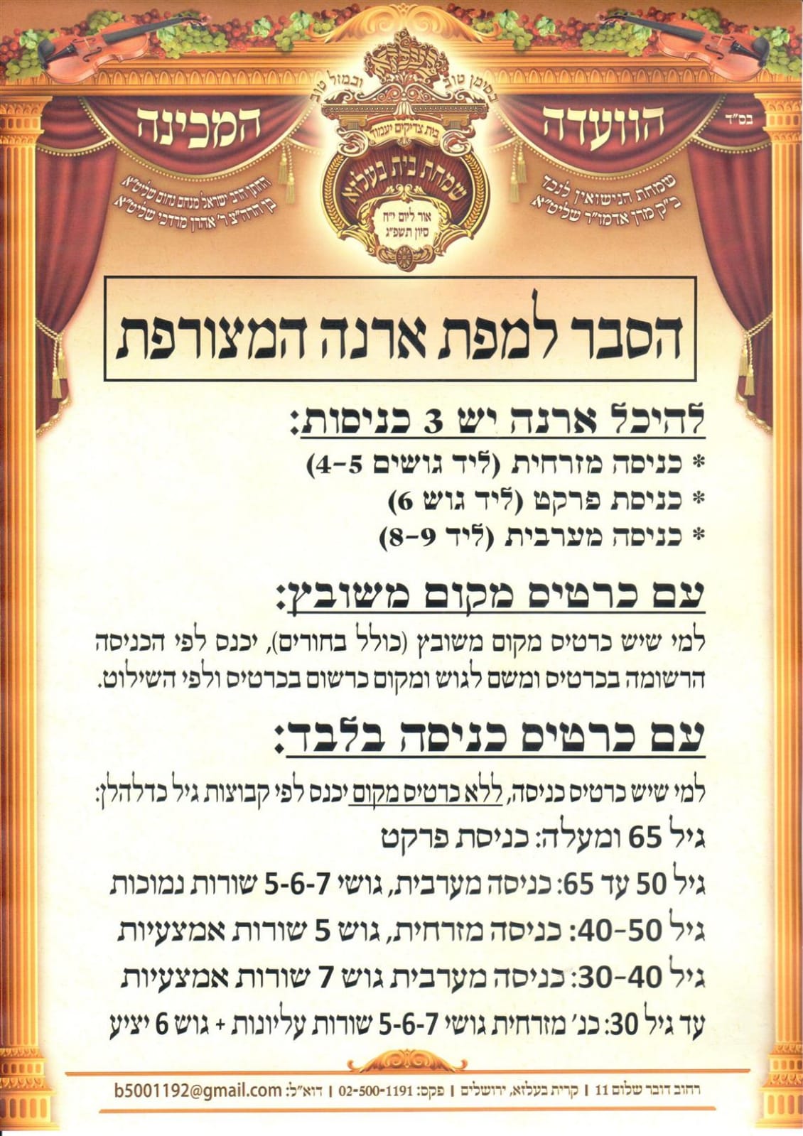 שתי החסידיות הגדולות ייערכו היום חתונה | זו מפת החסימות בירושלים