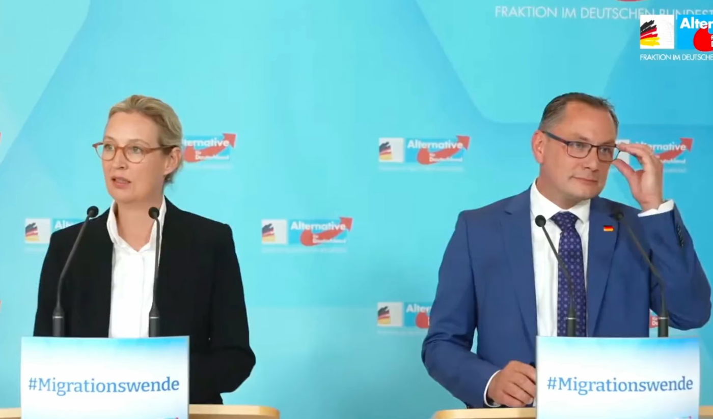 הנהגה מסוכנת - שני יו"ר מפלגת 'אלטרנטיבה לגרמניה"