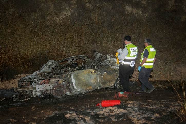 זירת התאונה הקשה