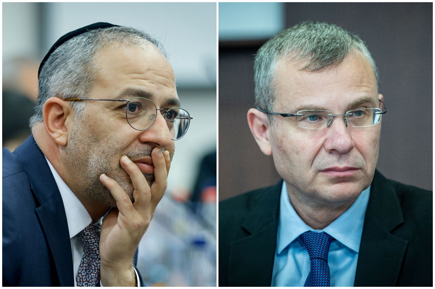 השר יריב לוין וח"כ ארז מלול