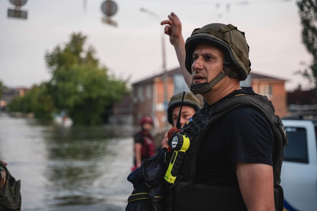 תיעוד מחילוץ במחוז חרסון