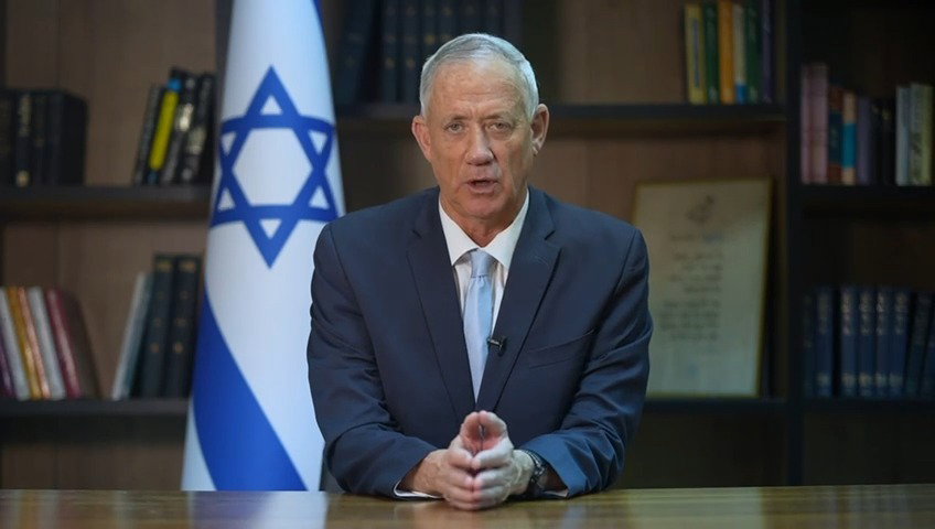 גנץ בסרטון האזהרה לנתניהו