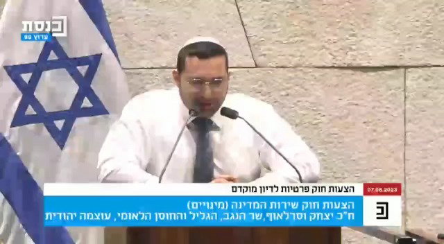 העימות בין כסיף לוסרלאוף במליאה