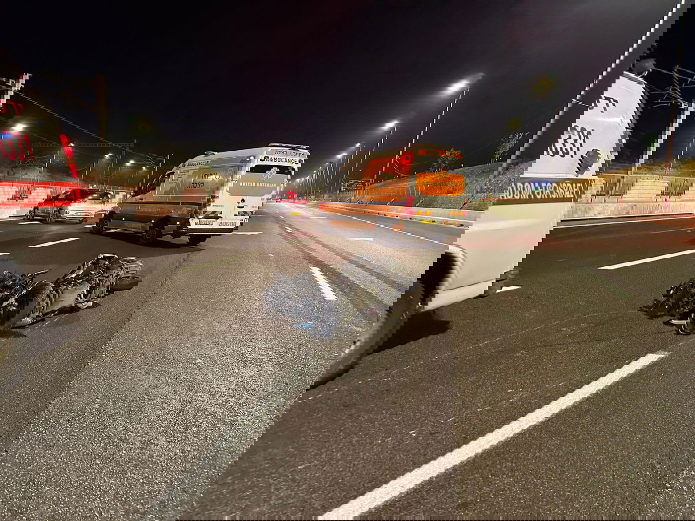 זירת התאונה הקשה