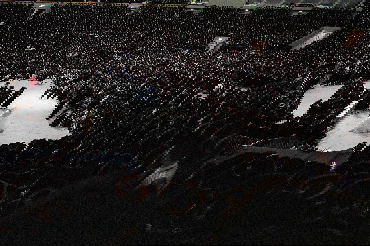 תמונת השבוע: ריקוד ה'מצווה טאנץ' בחתונת בעלזא