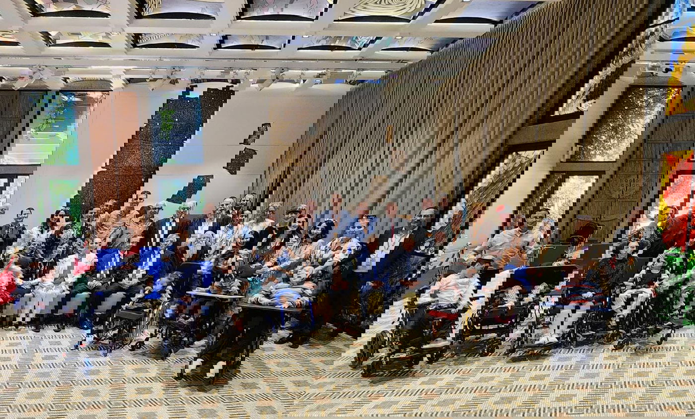 ילדי 'עלה' בפגישה עם נשיא המדינה