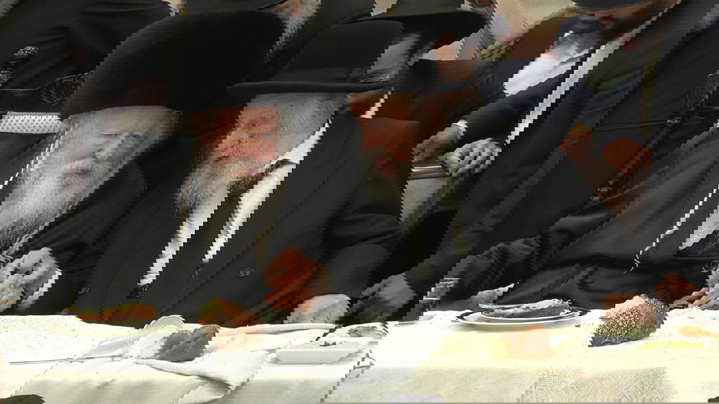 הגרב"ד פוברסקי והאדמו"ר מגור, אמש בשבע ברכות