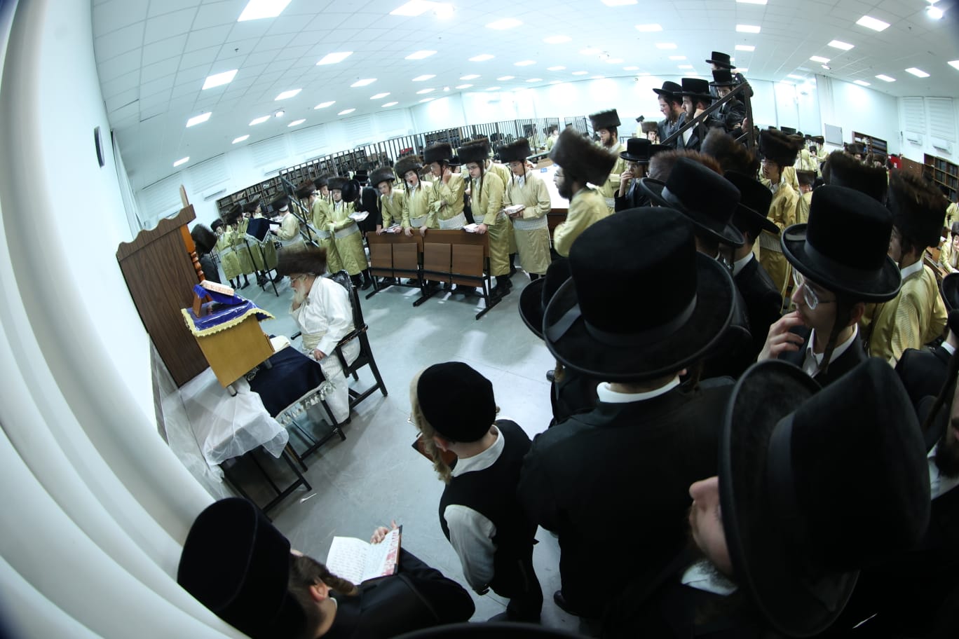 היסטוריה: האדמו"ר מתולדות אהרן שבת לראשונה באלעד