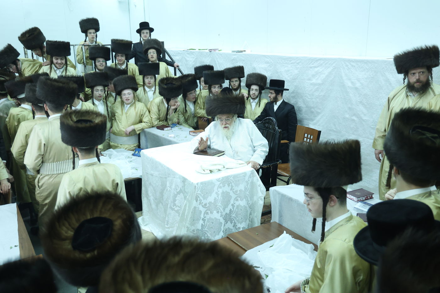 היסטוריה: האדמו"ר מתולדות אהרן שבת לראשונה באלעד