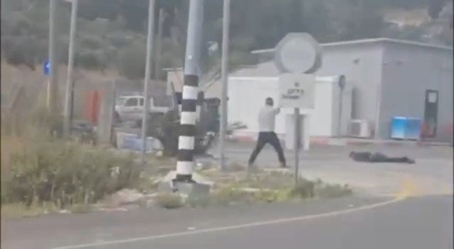 כך חוסל המחבל בתחנת הדלק