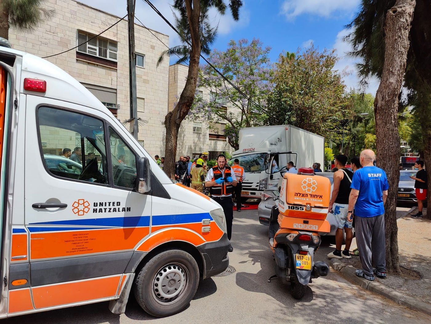 זירת התאונה