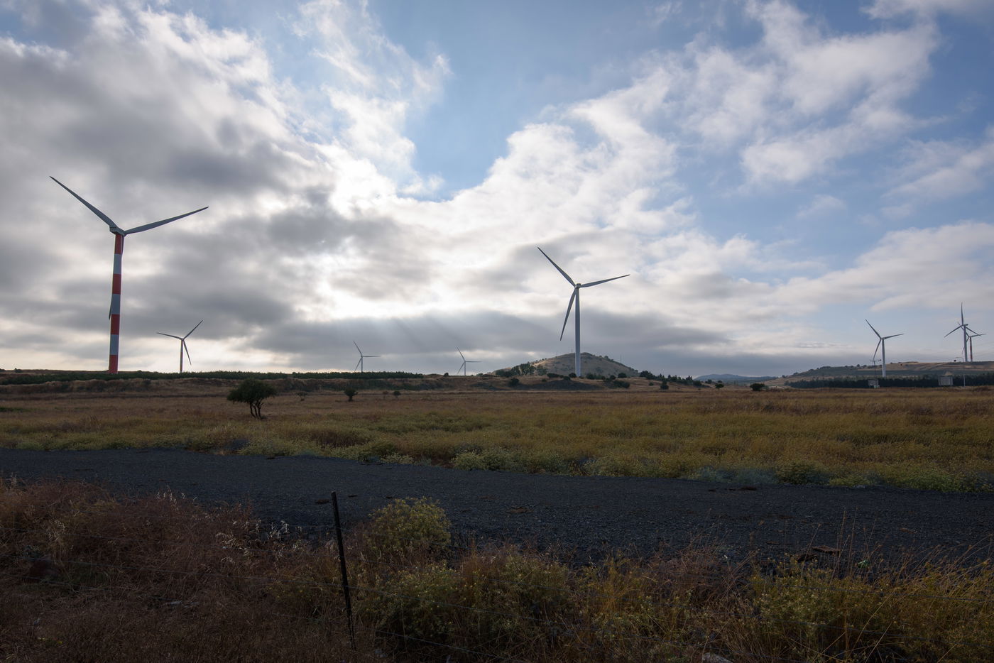 טורבינות רוח ברמת הגולן