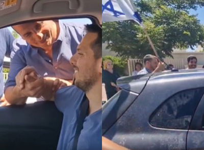 בשלטים וברכות: המאבטח שחיסל את המחבל הגיע ליישוב עלי