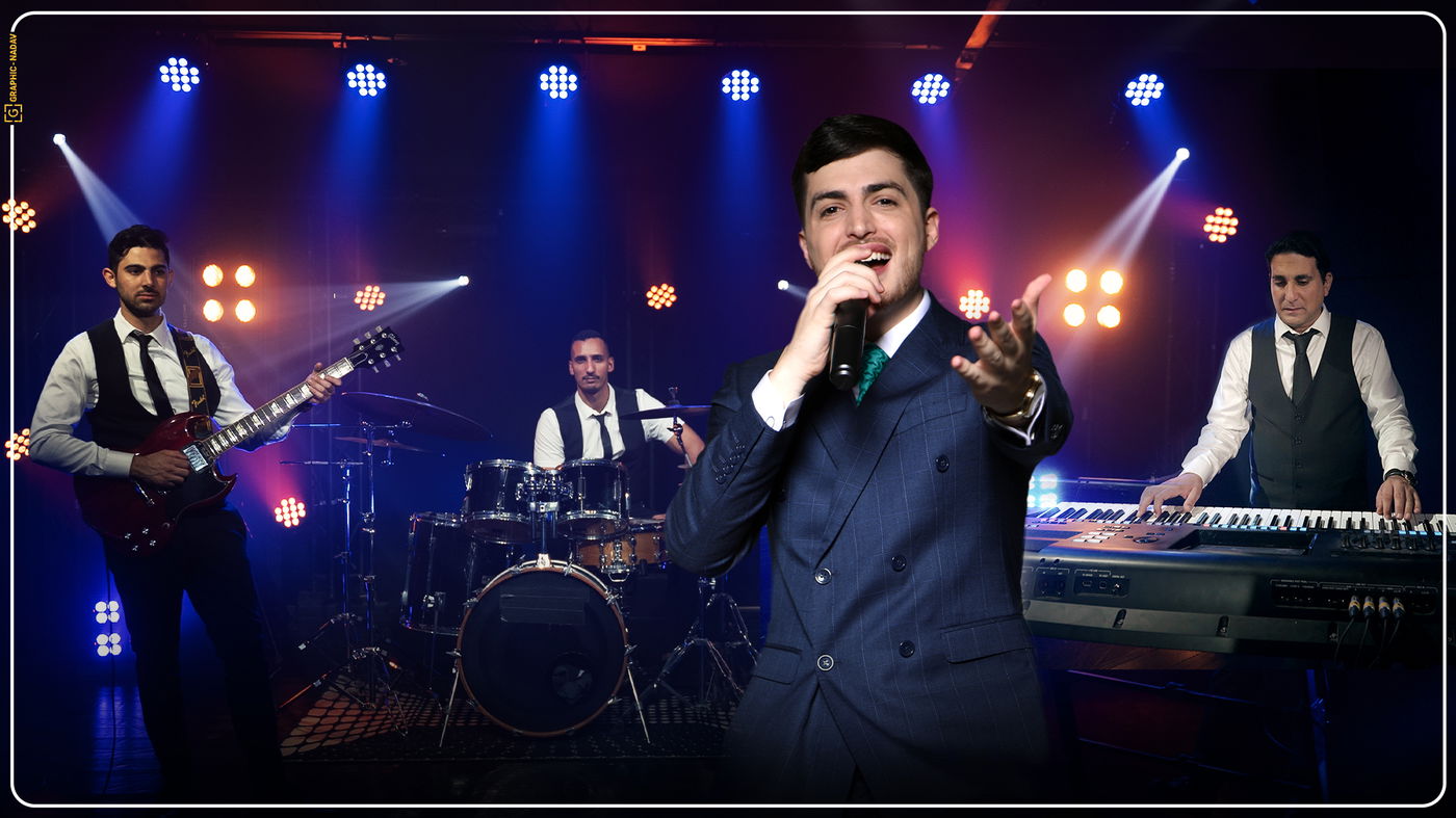 משה קליין ודוד ביתן ב"מחרוזת להיטים"