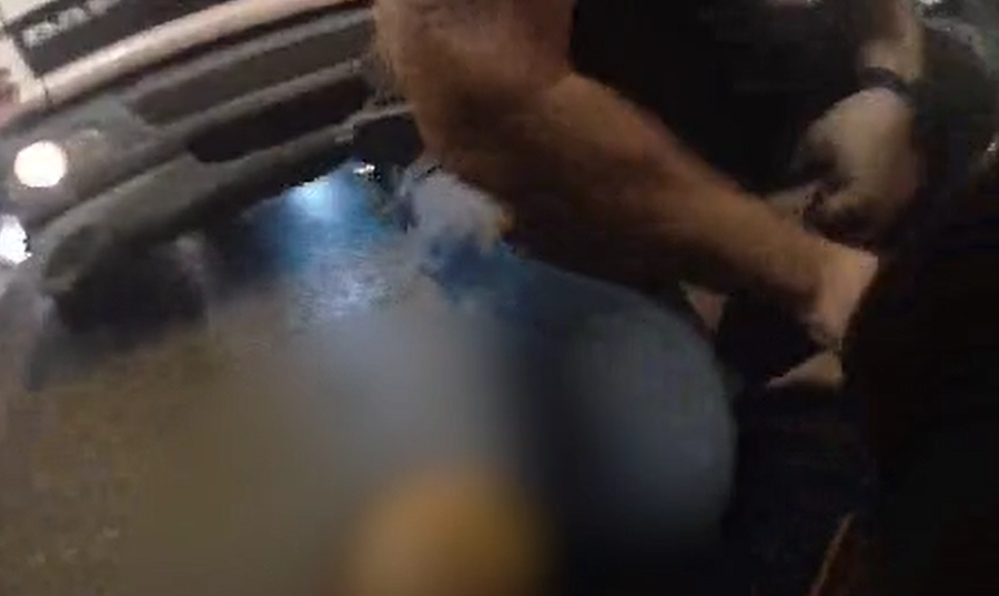 תיעוד מצלמות הגוף של מעצר החוליה
