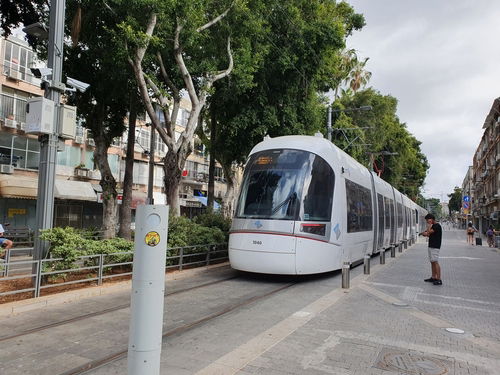 ה'קו האדום' בתל אביב בנסיעת הרצה