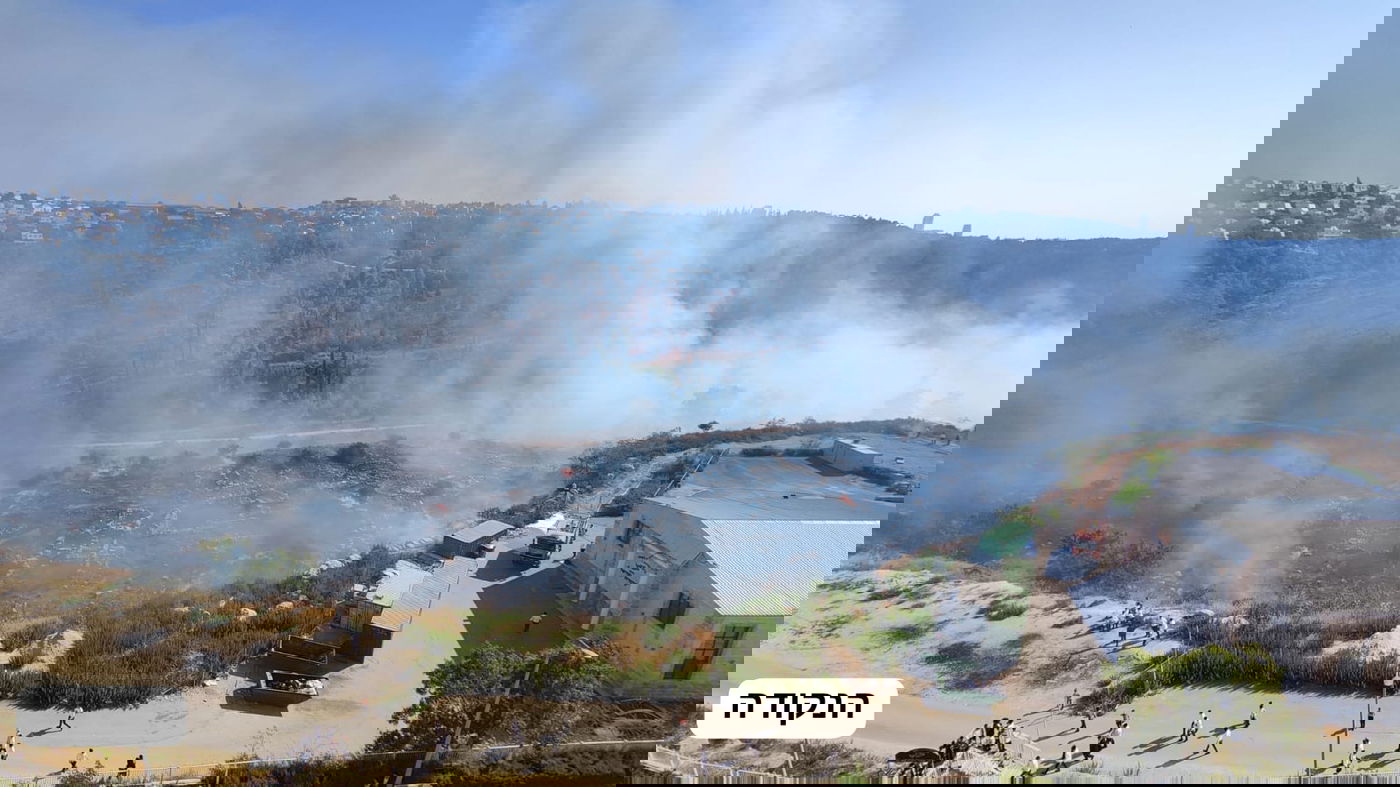 שריפה פרצה בפאתי מודיעין עילית; ספרי תורה פונו