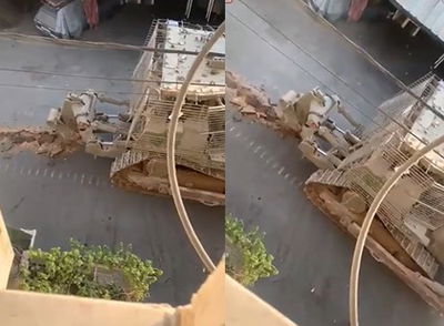 צה״ל 'מגלח' אספלט מכבישים בג'נין כדי לגלות מטענים • צפו