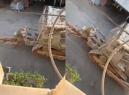 צה״ל 'מגלח' אספלט מכבישים בג'נין כדי לגלות מטענים • צפו