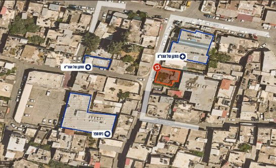 מפת המחנה מהאוויר