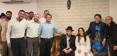 לשכתה של סטרוק באולם האירועים, אתמול