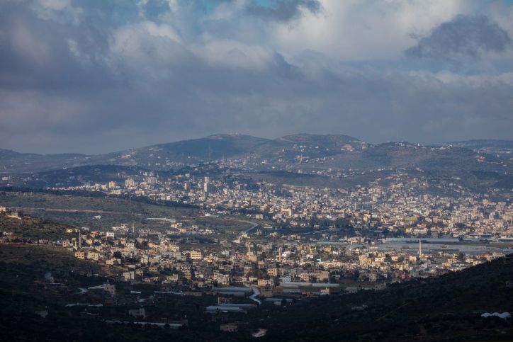 מחנה הפליטים בג'נין, מבט מהאוויר