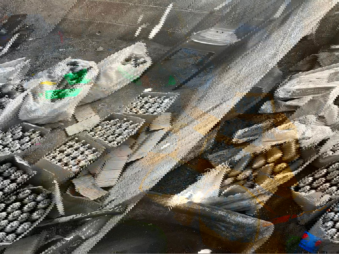 המטענים שנתפסו