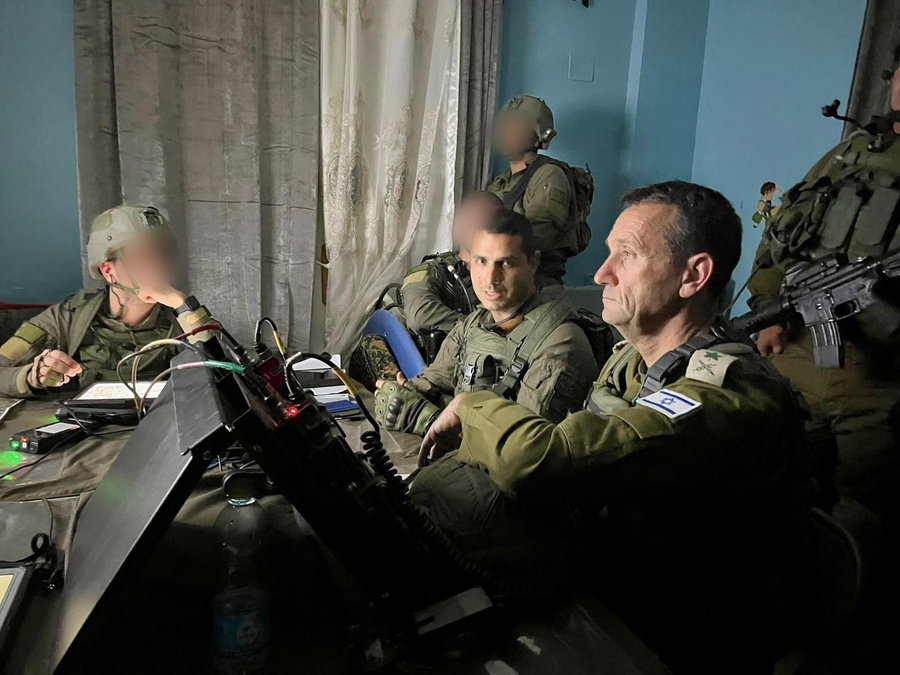 הרמטכ"ל בג'נין, אמש