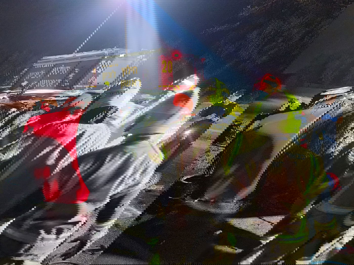 זירת התאונה