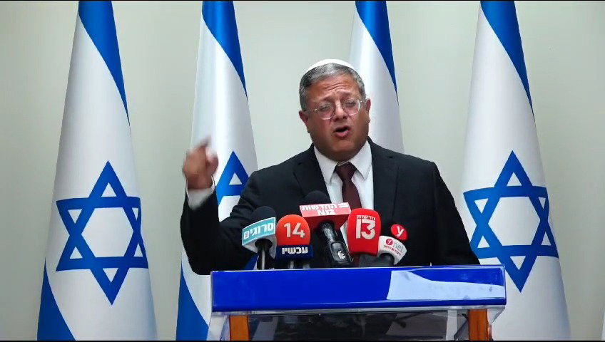 בן גביר, הערב
