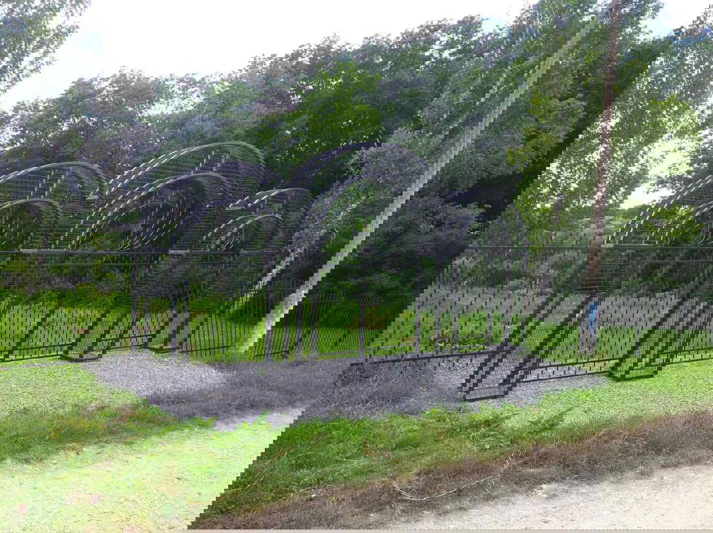 השער לבית העלמין בהורדנקה - בסיום עבודות הגידור