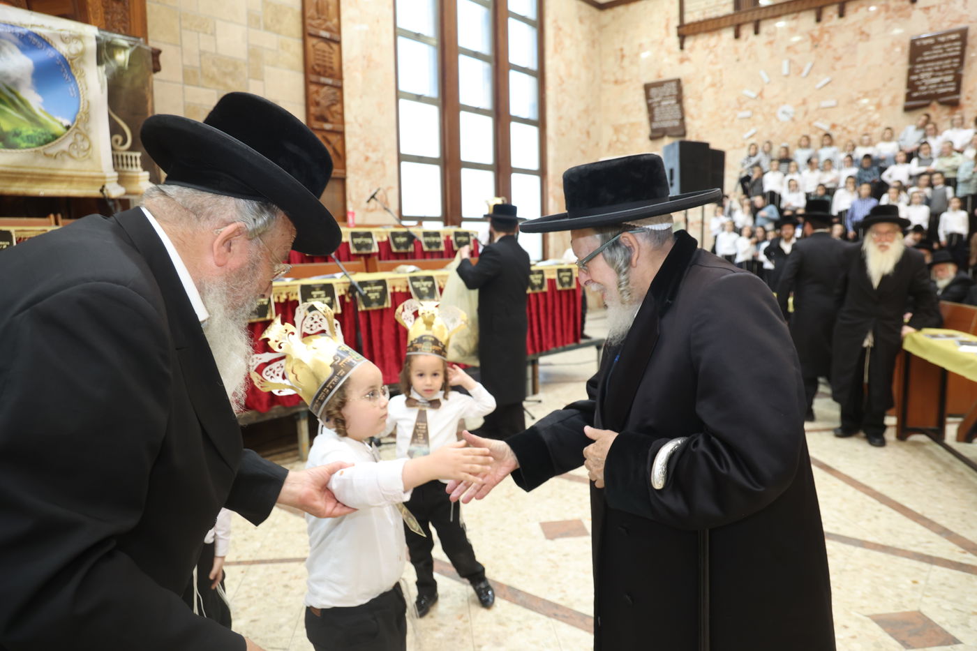 'חומש סעודה' בת"ת דושינסקיא בירושלים | תיעוד