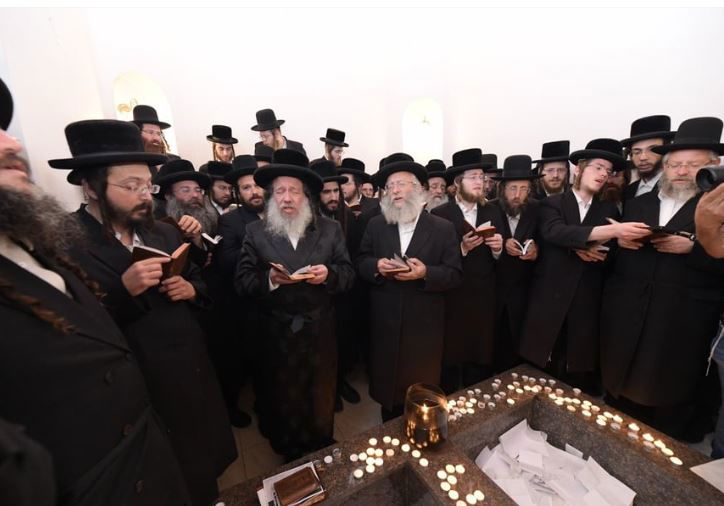 הילולת הרה"ק רבי שלמה מקרלין זיע"א בעיר לודמיר שבאוקראינה, לפני שנתיים