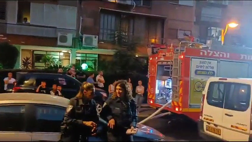 זירת השריפה