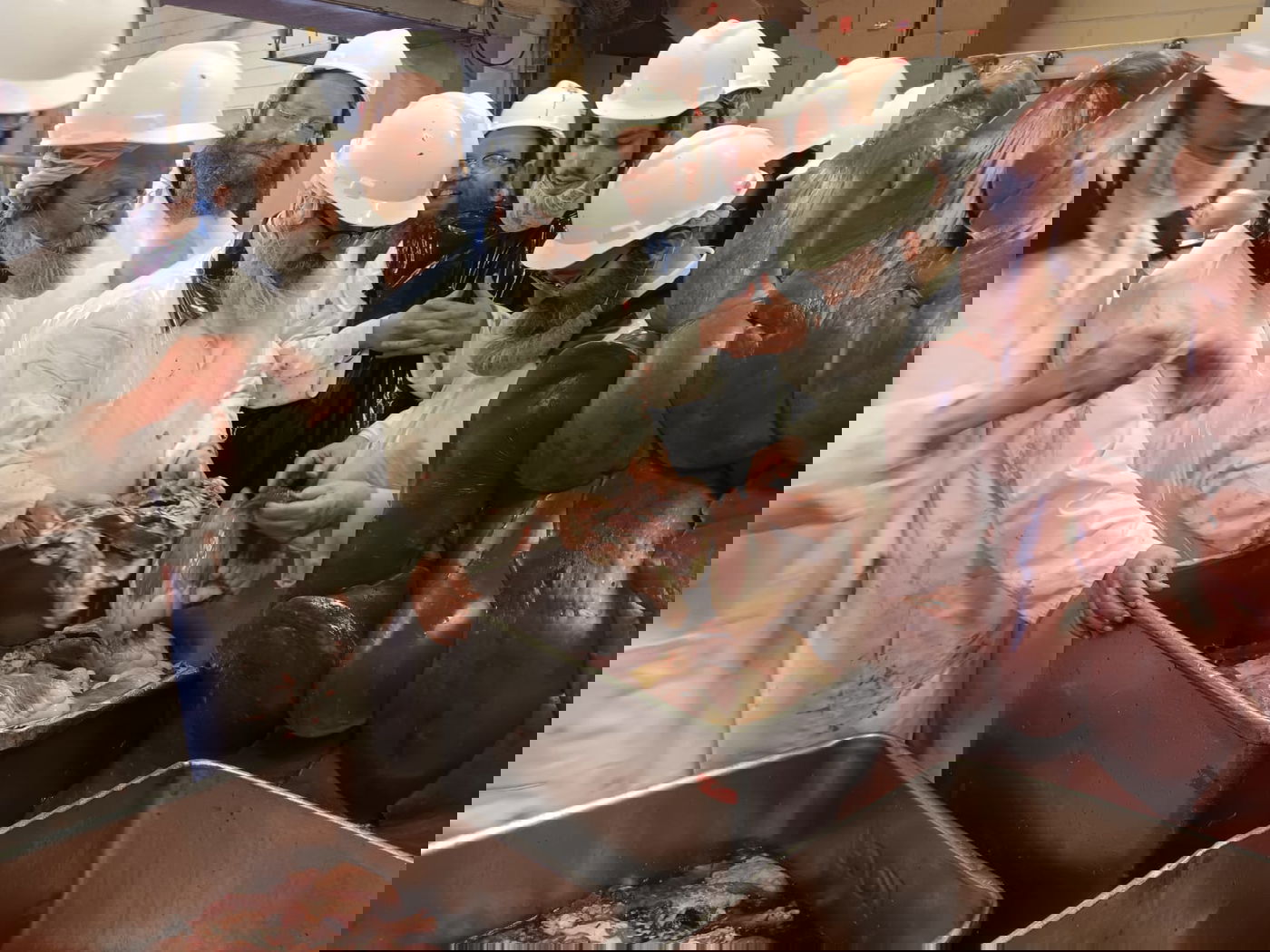 האדמו"ר מסאטמר ביקר במשחטה בפאסטוויל איווה | תיעוד