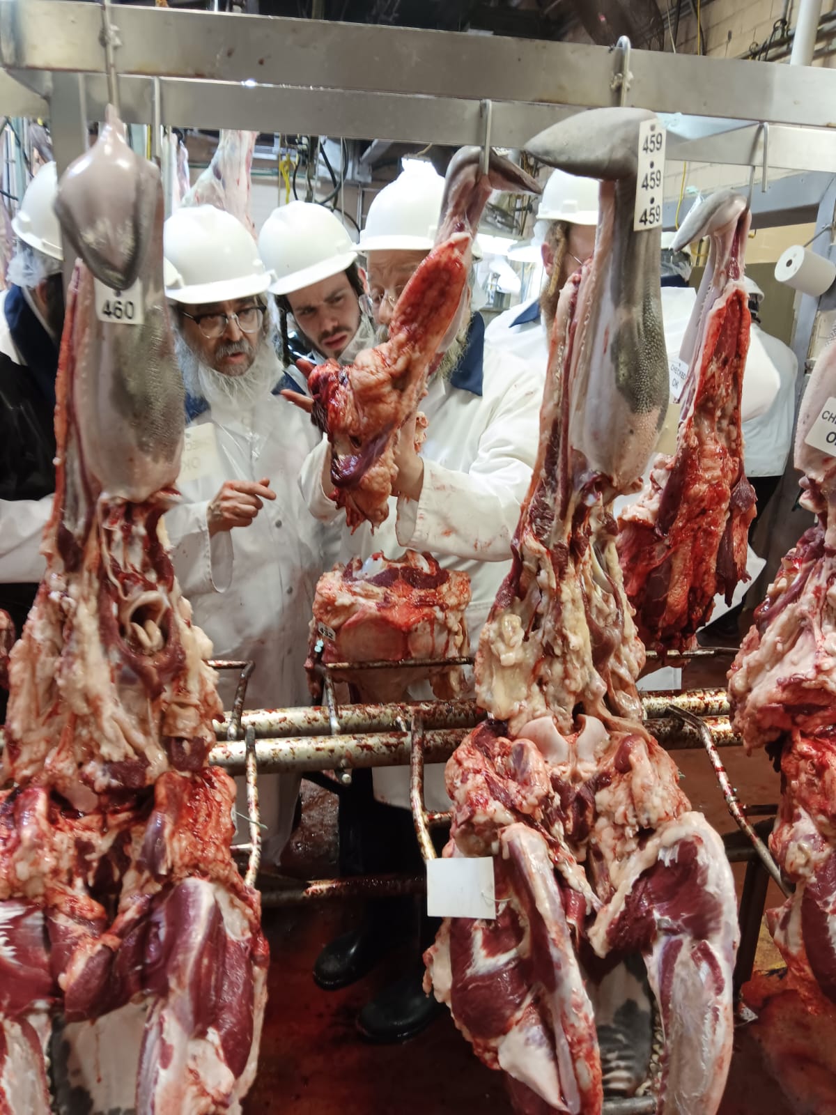 האדמו"ר מסאטמר ביקר במשחטה בפאסטוויל איווה | תיעוד