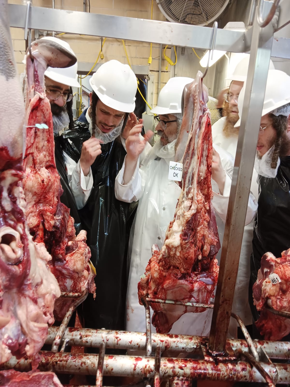 האדמו"ר מסאטמר ביקר במשחטה בפאסטוויל איווה | תיעוד