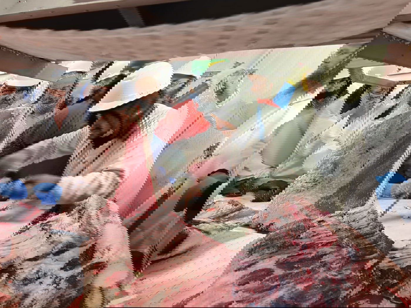 האדמו"ר מסאטמר ביקר במשחטה בפאסטוויל איווה | תיעוד