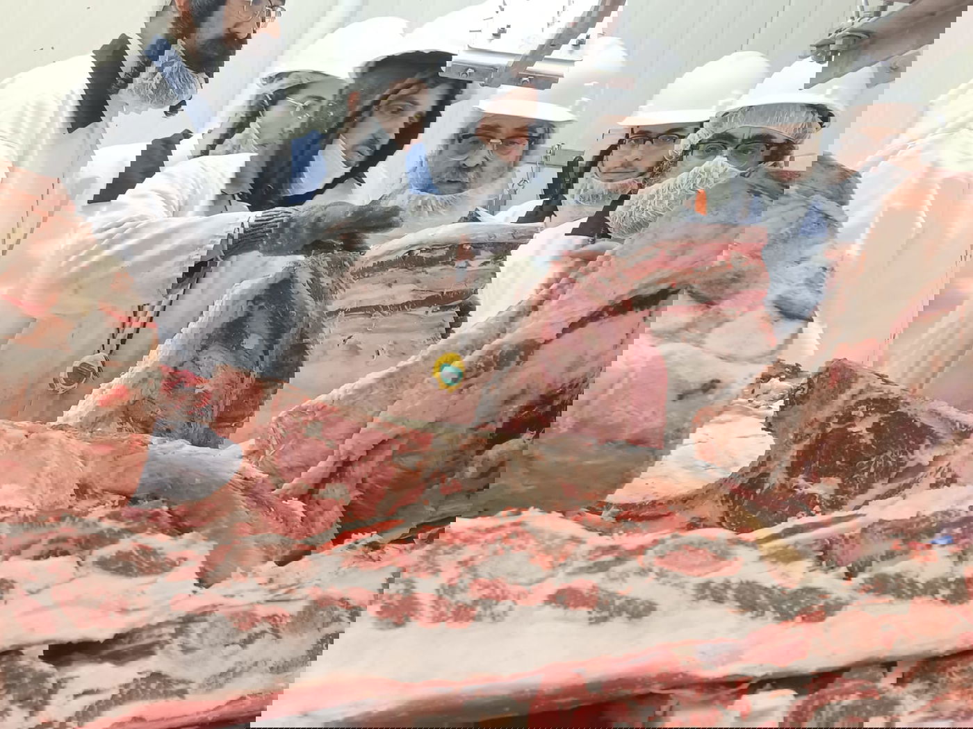 האדמו"ר מסאטמר ביקר במשחטה בפאסטוויל איווה | תיעוד