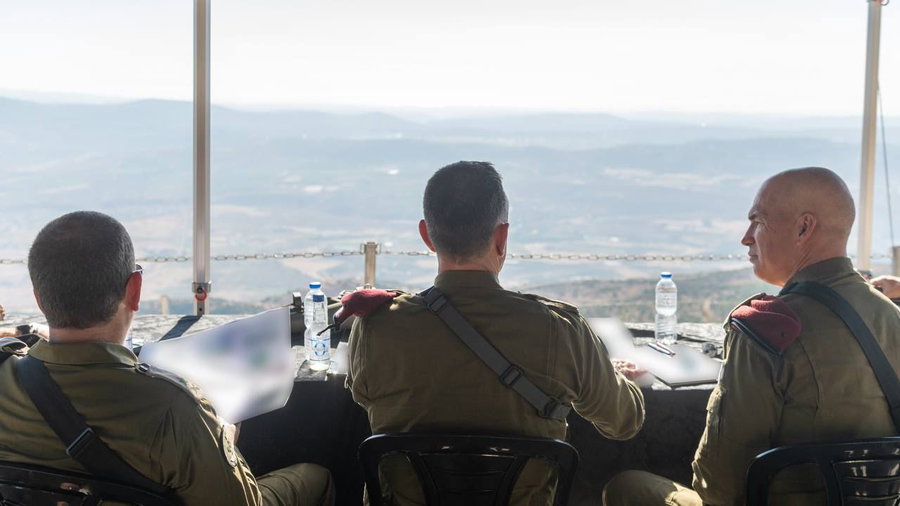 ביקור הרמטכ"ל בגבול הצפון