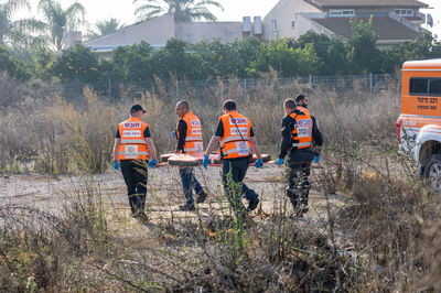 אנשי איחוד הצלה בפעולה. אילוסטרציה
