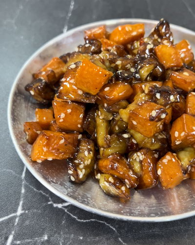 חצילים ובטטות- הסלט שיפאר את שולחן השבת!