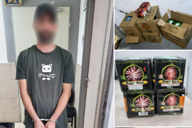 אחד מהחשודים שנעצרו ומה שנתפס