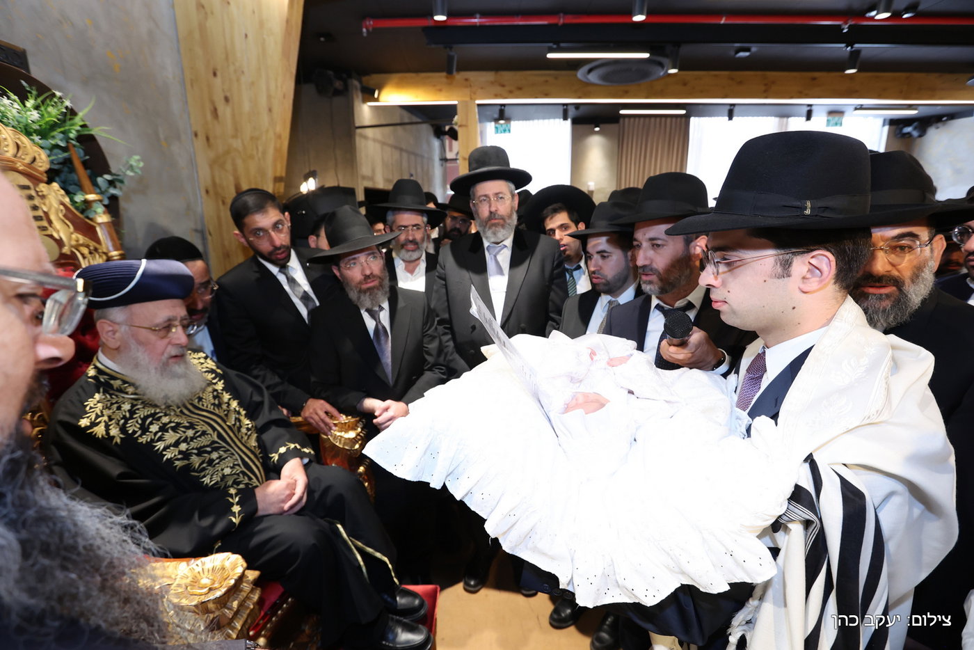 נין הראשונים לציון הוכנס בבריתו של אברהם אבינו | תיעוד
