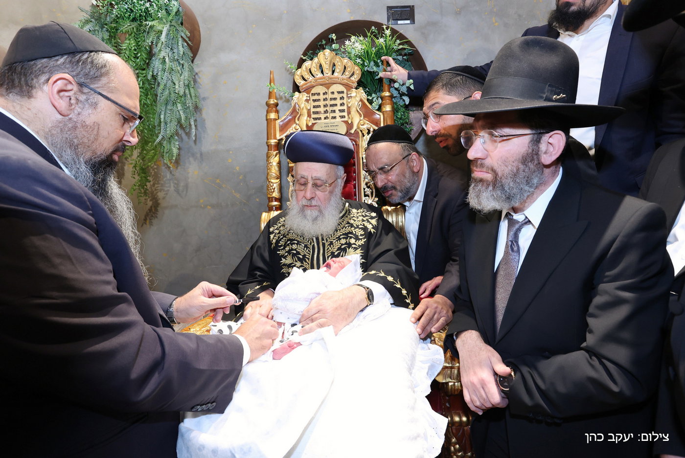 נין הראשונים לציון הוכנס בבריתו של אברהם אבינו | תיעוד