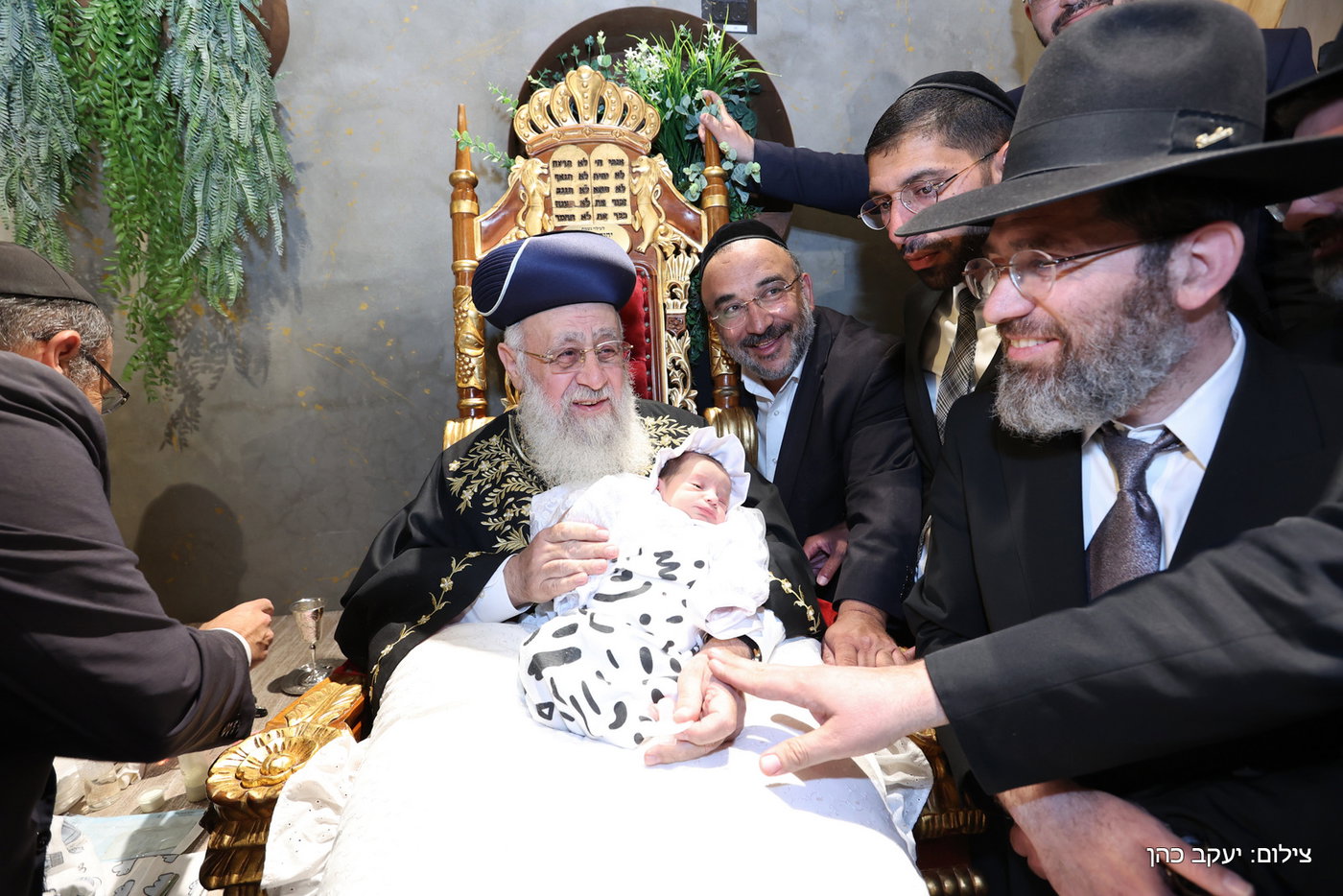 נין הראשונים לציון הוכנס בבריתו של אברהם אבינו | תיעוד